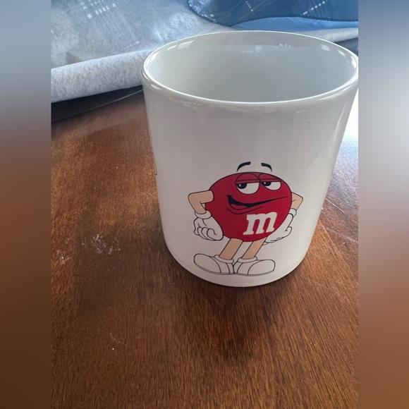 Red Character Official Licensed M&M's Mug-White/Red Handle M&Ms Coffee Cup 2012 - Picture 2 of 5